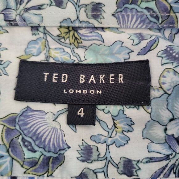 Ted Baker Men's Striped Evening Shirt (Size 4) - Picture 7 of 7